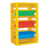 [SPO-1087] ชั้นวางของน็อคดาวน์ (แถวเดี่ยว) 31x50x82 ซม.
