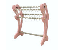 [SPO-1141] ราวตากผ้าโลมาน้อย 40x78x85 ซม.