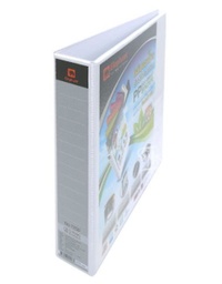 แฟ้ม 2 ห่วง ตราช้าง รุ่น 7250 ขนาด A4 ปก PP TEARSEAL สีขาว (2 นิ้ว)