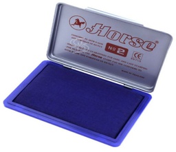 แท่นประทับตราม้าสแตนเลส No.1 สีน้ำเงิน