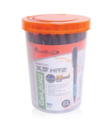 ปากกาลูกลื่น ควอนตั้ม ขนาด 0.5 มม.รุ่น X5 HITZ น้ำเงิน